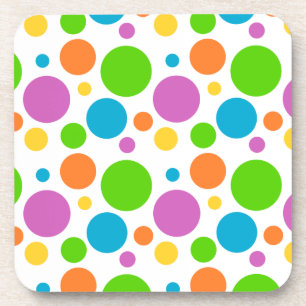 Polka Dot Pattern Bier Onderzetter