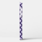 Polka Dot Pattern - Blue Violet Paars Lavender Case-Mate iPhone Case (Achterkant / Links)