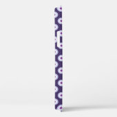 Polka Dot Pattern - Blue Violet Paars Lavender Case-Mate iPhone Case (Achterkant / Rechts)