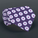 Polka Dot Pattern - Blue Violet Paars Lavender Stropdas<br><div class="desc">Geweldige cadeauideeën voor verjaardag, Kerstmis, Vaderdag ... </div>
