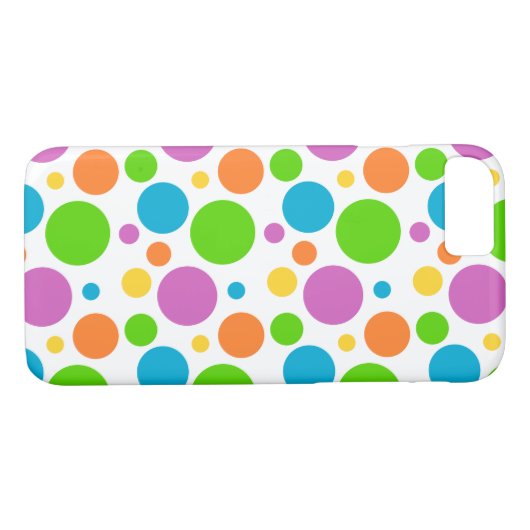 Polka Dot Pattern Case-Mate iPhone Case (Achterkant (Horizontaal))