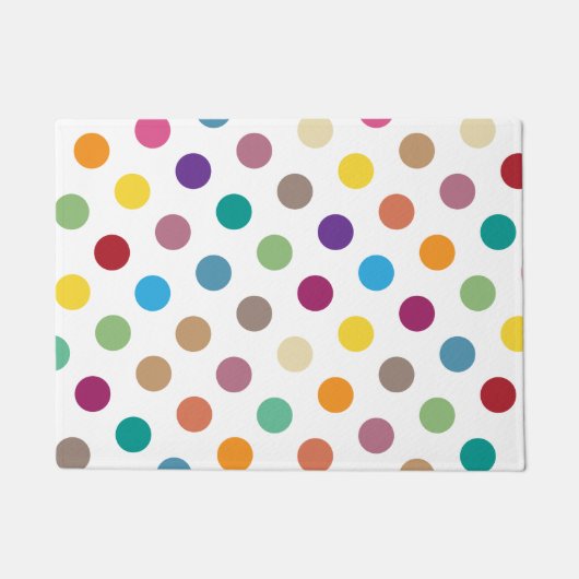 Polka Dot Pattern Deurmat (Voorkant)