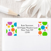 Polka Dot Pattern Etiket (Insitu)