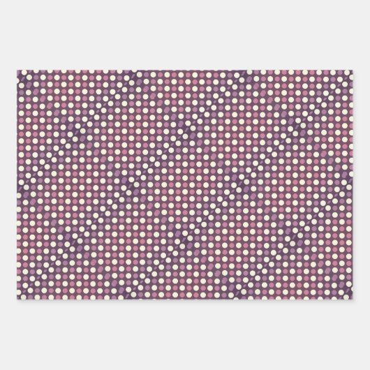 Polka Dot Pattern Gift Wrap Inpakpapier Vel (Voorkant 2)