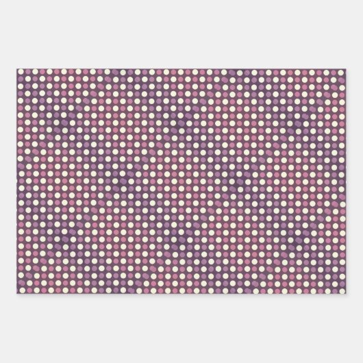 Polka Dot Pattern Gift Wrap Inpakpapier Vel (Voorkant)