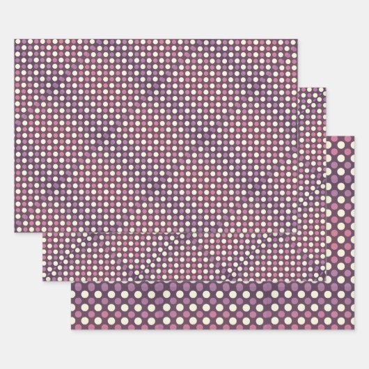 Polka Dot Pattern Gift Wrap Inpakpapier Vel (Set)