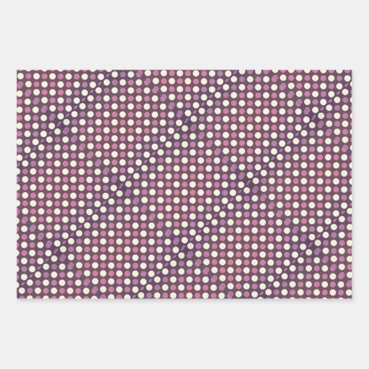 Polka Dot Pattern Gift Wrap Inpakpapier Vel (Voorkant 2)