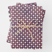 Polka Dot Pattern Gift Wrap Inpakpapier Vel (In situ)