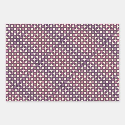 Polka Dot Pattern Gift Wrap Inpakpapier Vel (Voorkant)