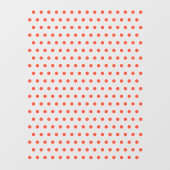 Polka Dot Pattern | Heldere Red Spotty Dotty Raamsticker (Vel)