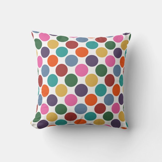 Polka Dot Pattern Pillow Kussen (Voorkant)