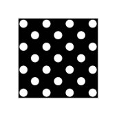 Polka Dot Pattern Print Rubber Stamp Rubberstempel (Afrduk)