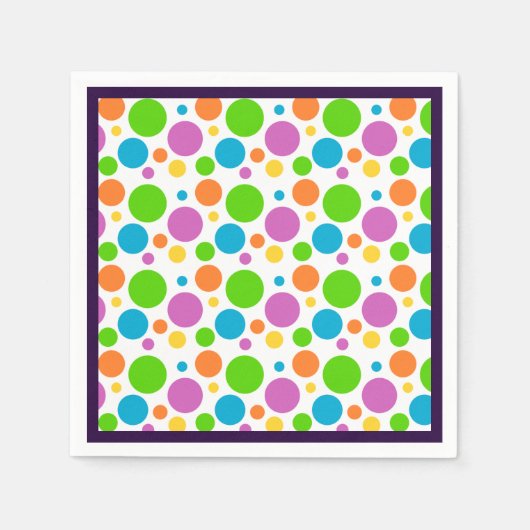 Polka Dot Pattern Servetten (Voorkant)