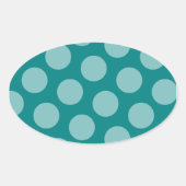 Polka Dot Pattern Sticker (Voorkant)