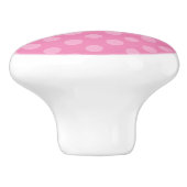 Polka Dot Pattern trekt knobbelbare kleuren!! Keramische Knop (Zijkant)