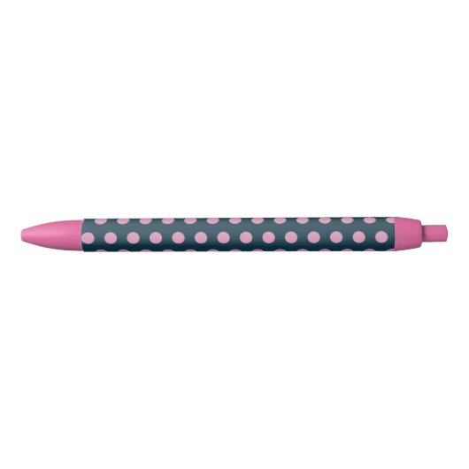 Polka Dot Pennen (Midnight Blue & Soft Pink) (Voorkant)