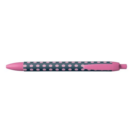 Polka Dot Pennen (Midnight Blue & Soft Pink) (Achterkant)