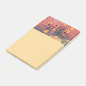 Polka Dot Peony Parade "Gewoon een briefje" Post-it® Notes (Schuin)