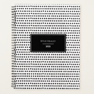 Polka Dot Personalized Planner