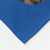 Polka Dot Pet Photo Keepomwille Blue Fleece Blanke (Hoek)