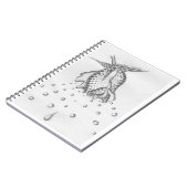 Polka Dot Petal Drop-laptop Notitieboek (Linkerzijde)