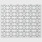 Polka Dot Petals Pattern Cadeaupapier (Vlak)