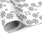 Polka Dot Petals Pattern Cadeaupapier (Rol Hoek)