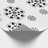 Polka Dot Petals Pattern Cadeaupapier (Hoek)