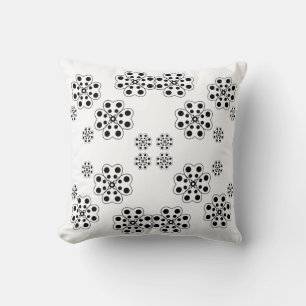 Polka Dot Petals Pattern Kussen