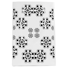 Polka Dot Petals Pattern Medium Cadeauzakje