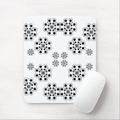 Polka Dot Petals Pattern Muismat (Met muis)