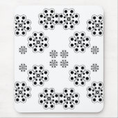 Polka Dot Petals Pattern Muismat (Voorkant)