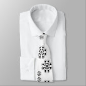 Polka Dot Petals Pattern Stropdas (Gebonden)