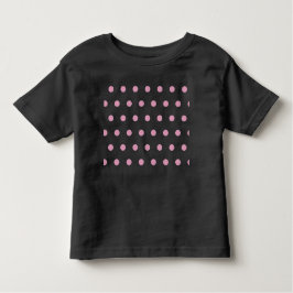 Polka Dot Peuter T-Shirt (Midnight Blue & Pink)