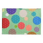 Polka Dot Pillow Hoesje Big and Little Stippen Kussensloop (Achterkant)