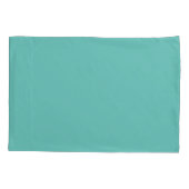 Polka Dot Pillowcase (Aqua & White) Kussensloop (Achterkant)
