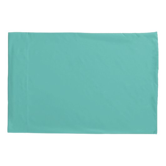 Polka Dot Pillowcase (Aqua & White) Kussensloop (Achterkant)