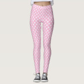Polka Dot Pink Leggings (Voorkant)