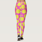 Polka Dot Pink Lemonade Leggings (Achterkant)