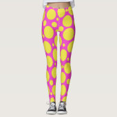 Polka Dot Pink Lemonade Leggings (Voorkant)
