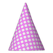 Polka Dot Pink Party Pet Feesthoedjes (Rechts)