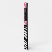 Polka Dot Pink & Zebra Print iPhone 5 Hoesje (Achterkant/links)