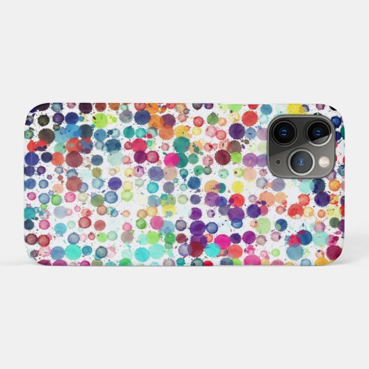 Polka Dot Pixly Case-Mate iPhone Case (Achterkant (horizontaal))