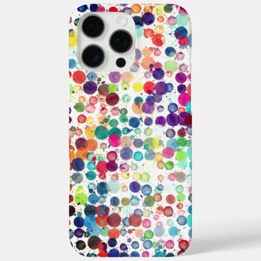 Polka Dot Pixly Hoesje-Mate iPhone Case (Achterkant)