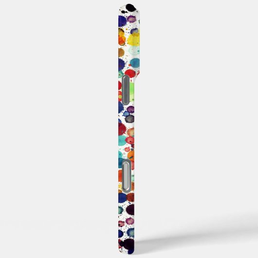 Polka Dot Pixly Hoesje-Mate iPhone Case (Achterkant / Rechts)