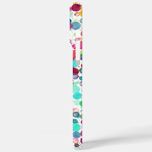 Polka Dot Pixly Hoesje-Mate iPhone Case (Achterkant / Links)