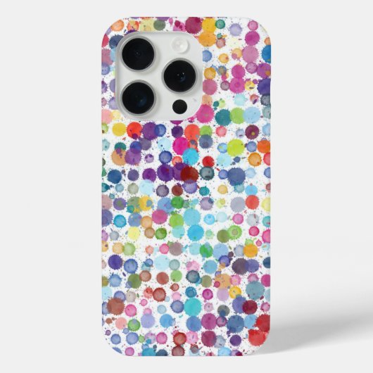 Polka Dot Pixly-telefoontas Case-Mate iPhone Case (Achterkant)