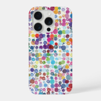 Polka Dot Pixly-telefoontas iPhone 15 Pro Case