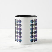 Polka Dot Plaid (donker) Mok (Midden)