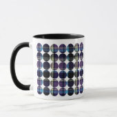 Polka Dot Plaid (donker) Mok (Links)